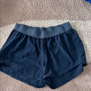 Outdoor Voices Black Athletic Shorts Moisture-Wicking Design